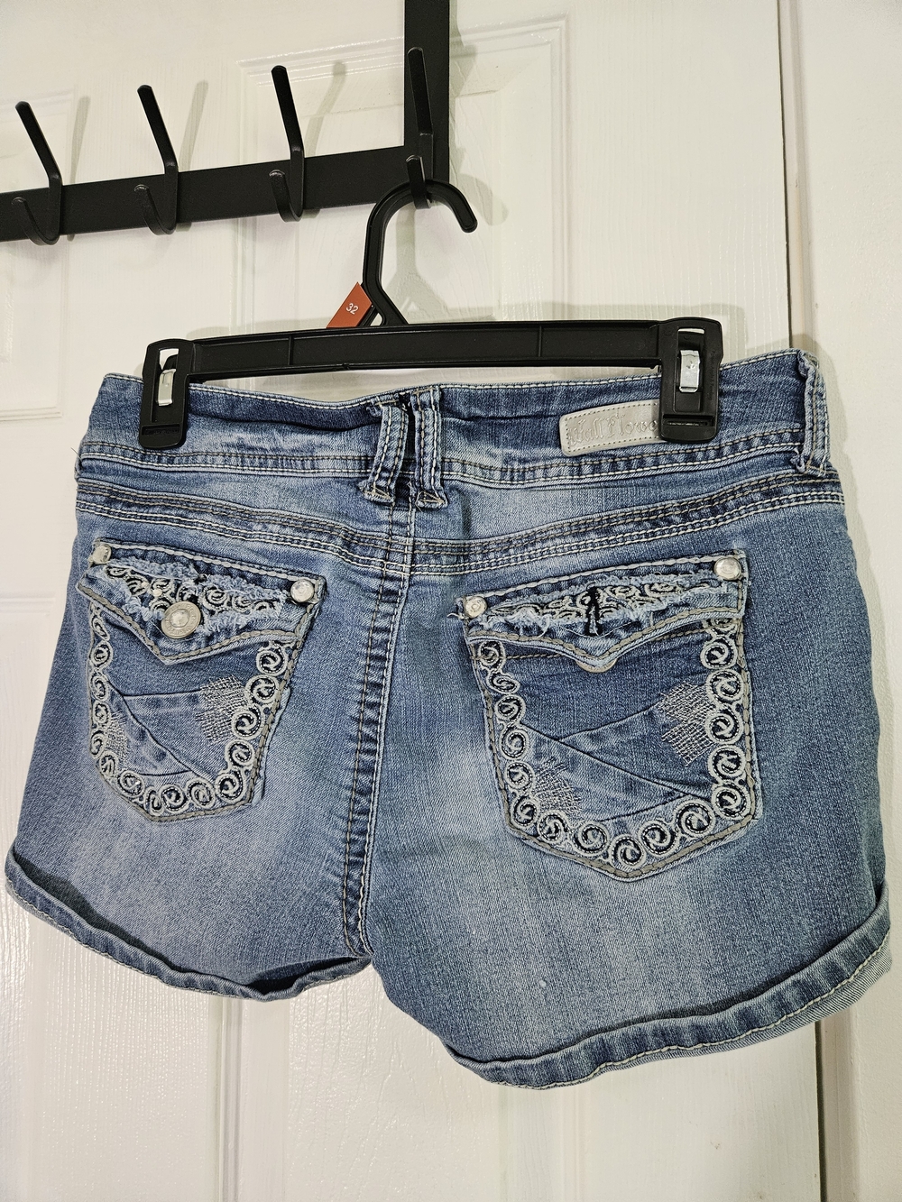 WallFlower Junior's Jean Shorts - Blue - Picture 2 of 9